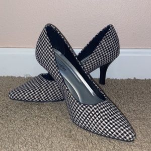 Gingham COMFORT PLUS BY PREDICTIONS HEELS SHOES 7 1/2 W